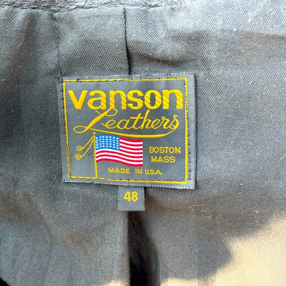 Vason custom leather jacket (90s)